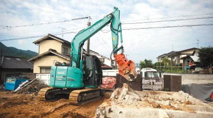 事業の流れSTEP3「解体工事」